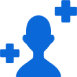 User icon with plus sign